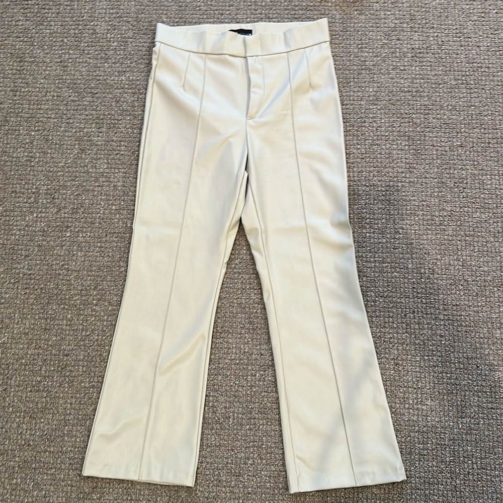 Zara washable “pleather” pants. So comfortable